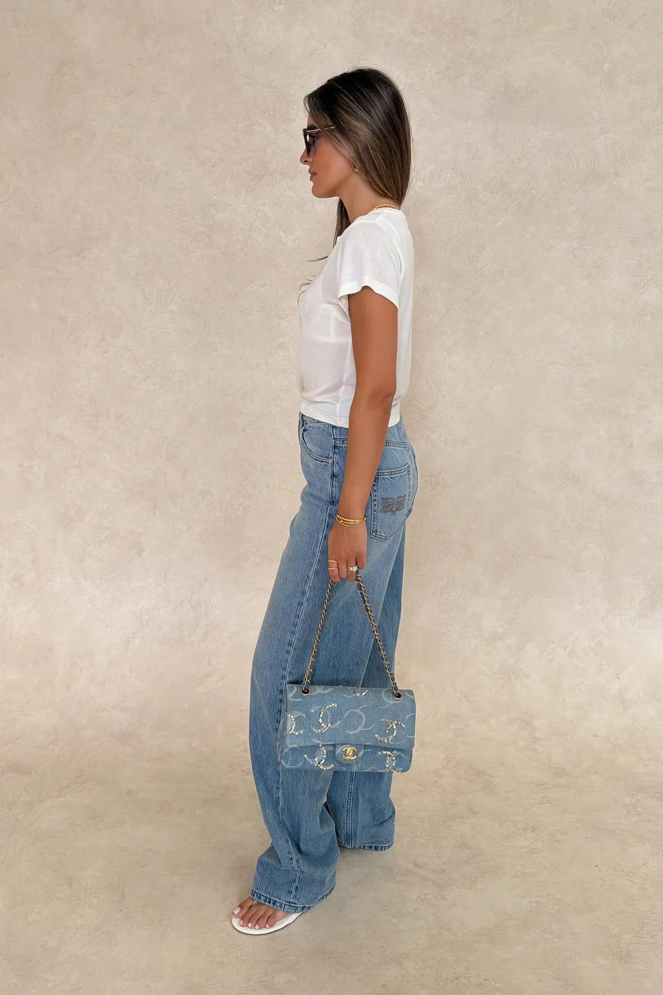 Stella High Rise Straight Leg Light Blue - Image 3