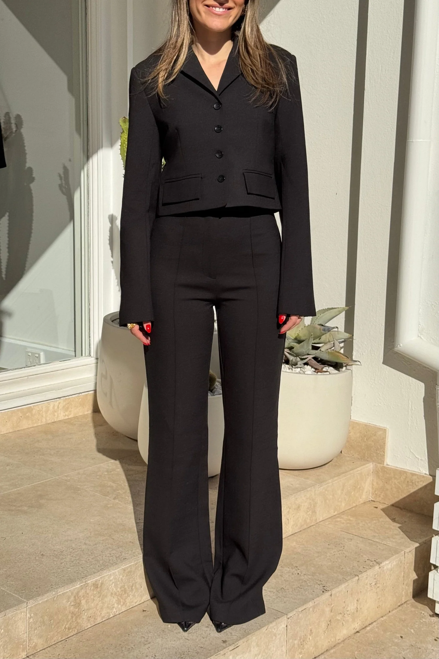 Sammy Blazer Top Black - Image 8