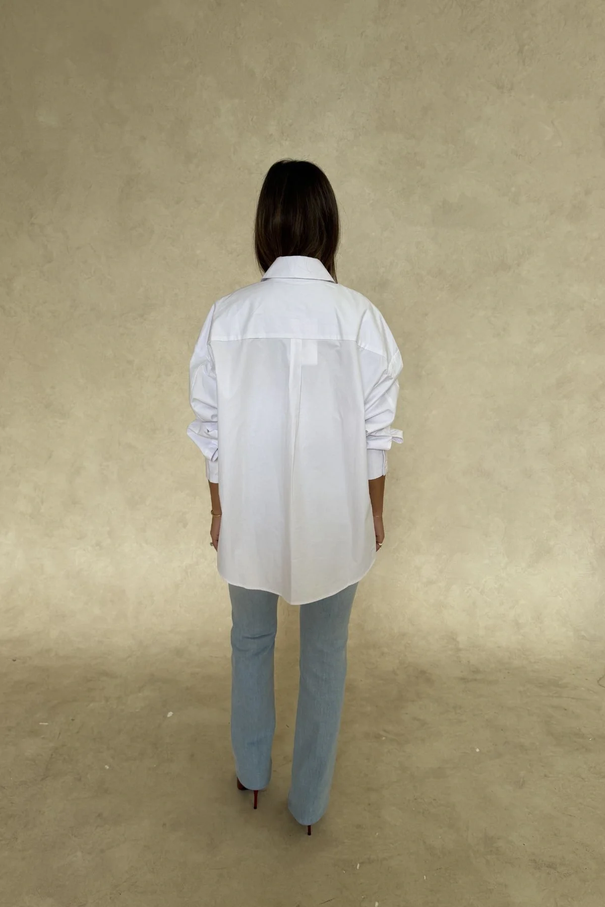 Sebastian Oversized Shirt White - Image 10