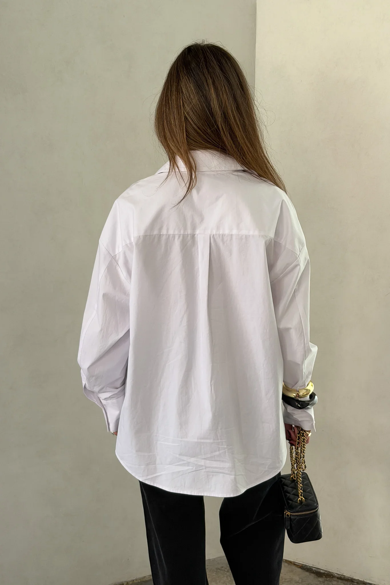 Sebastian Oversized Shirt White - Image 7