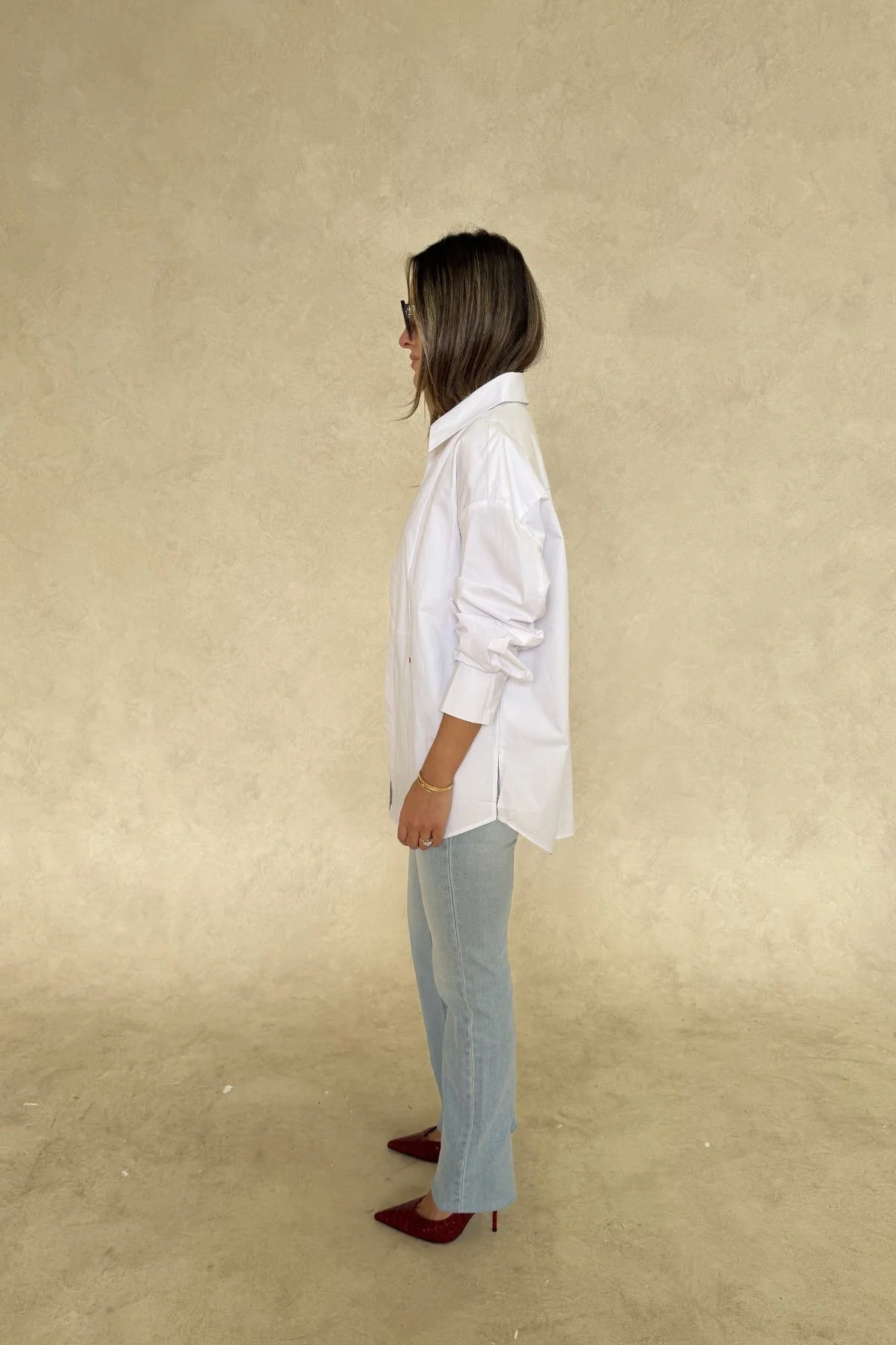 Sebastian Oversized Shirt White - Image 8