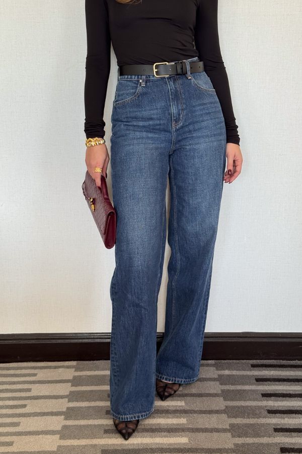 Stella High Rise Straight Leg Indigo - Image 3