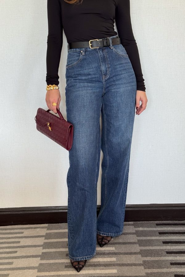 Stella High Rise Straight Leg Indigo - Image 7