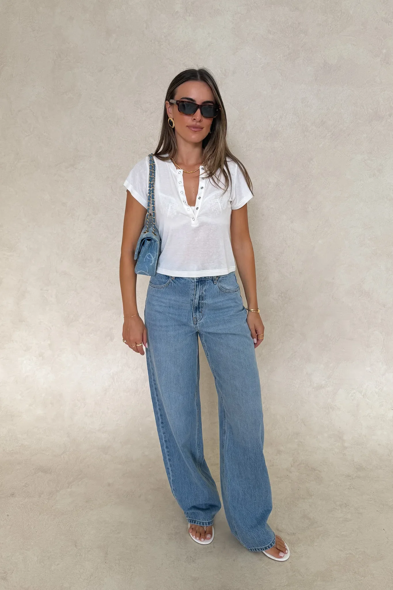 Stella High Rise Straight Leg Light Blue - Image 5