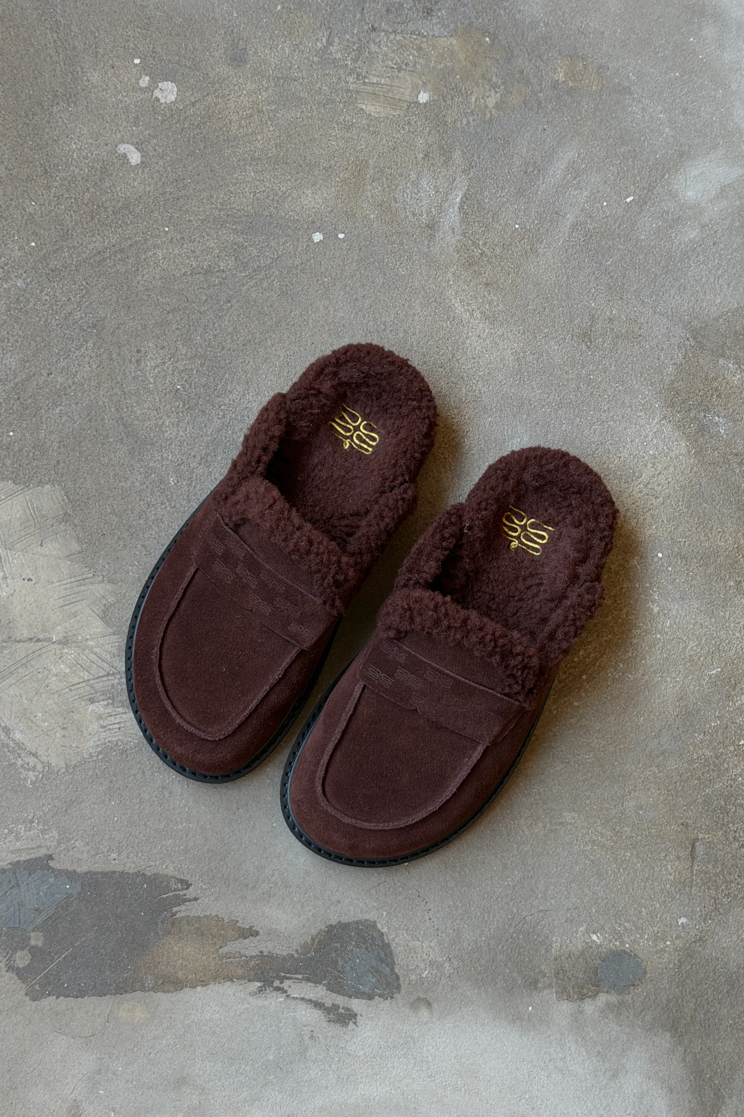 Teddy Suede Loafer Chocolate - Image 4