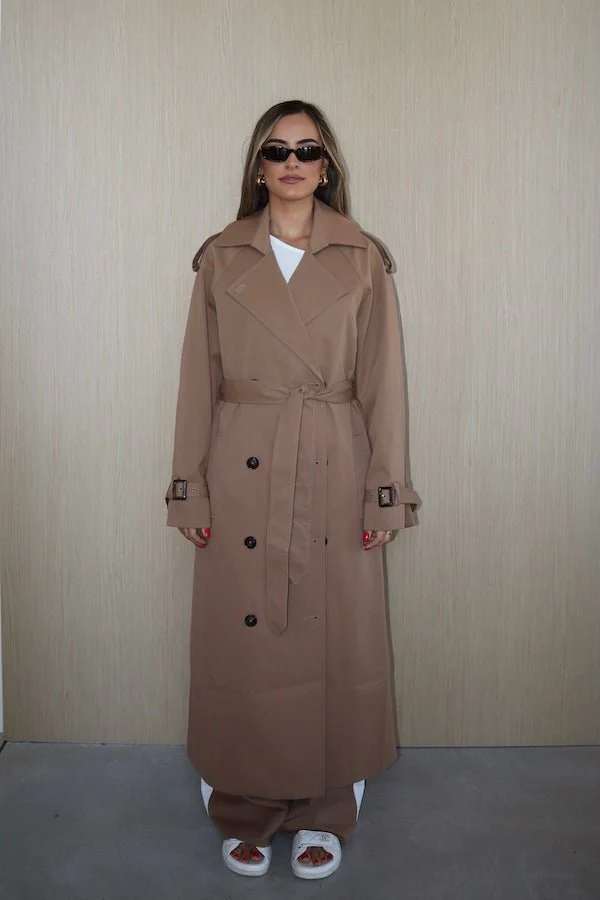 Trench Coat Tan - Image 6