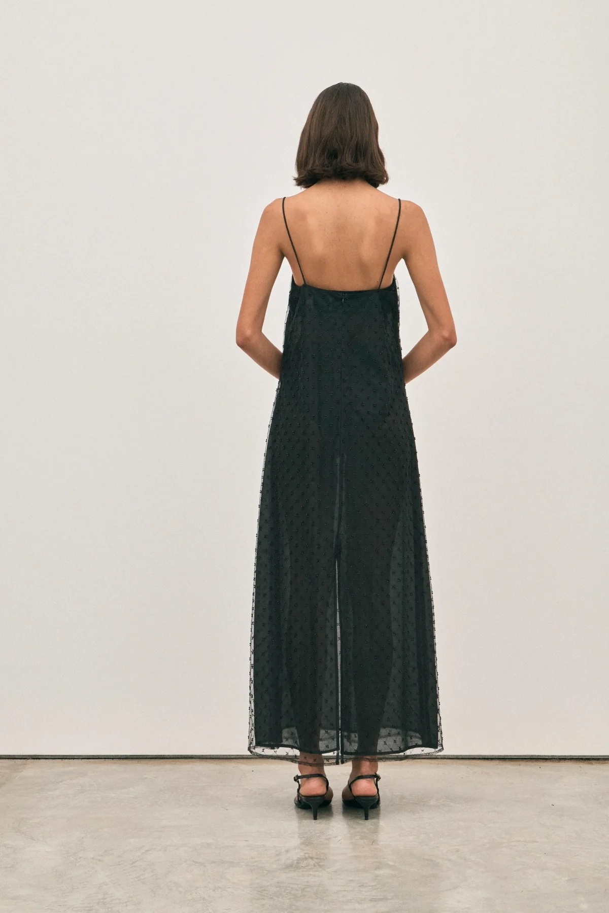 The Camilla Dress Beaded Noir - Image 6