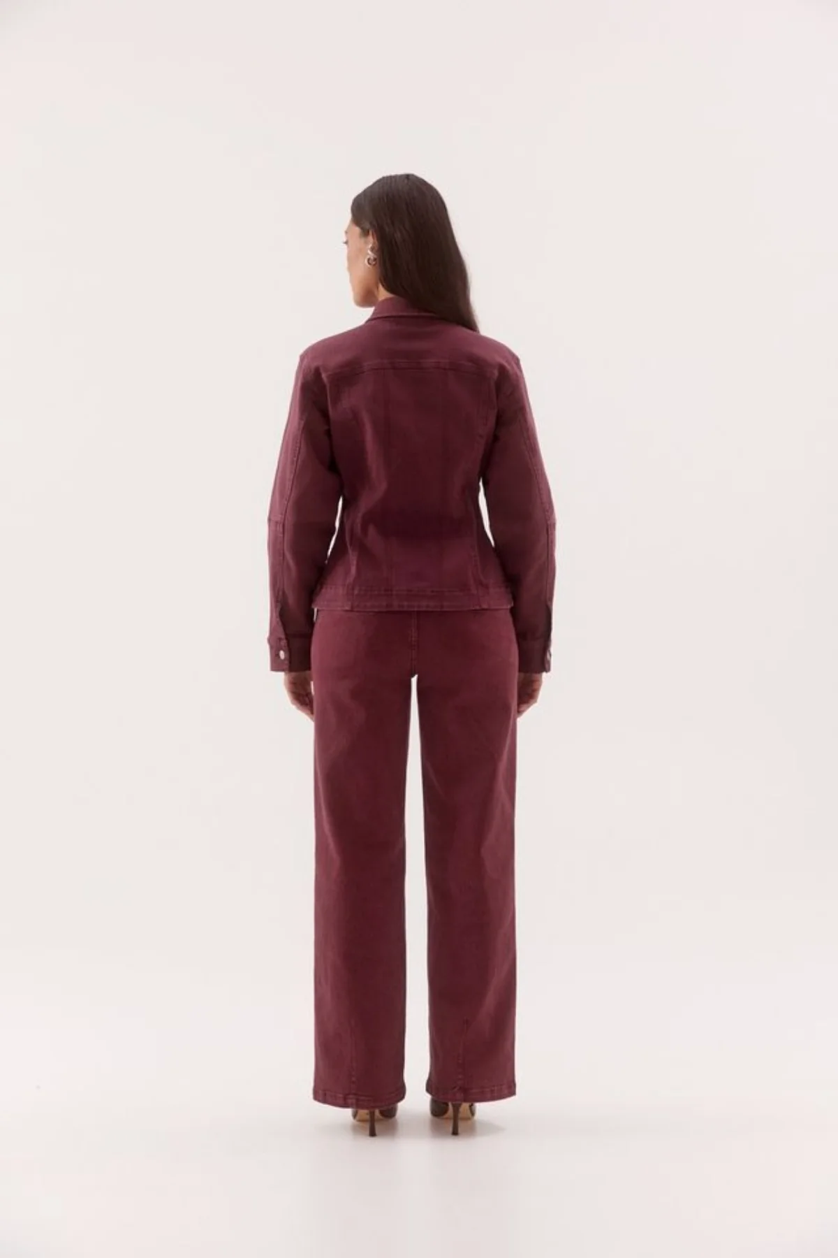 Blaine Denim Jacket Vino - Image 5