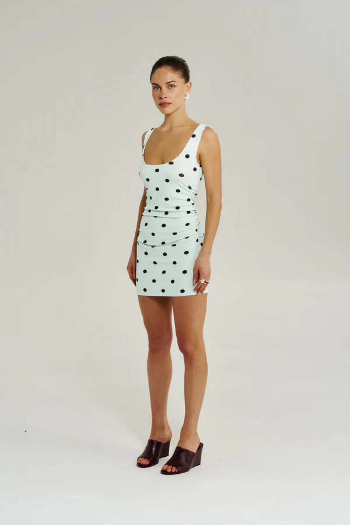 Emma Mini Dress Pinot Drops - Image 2