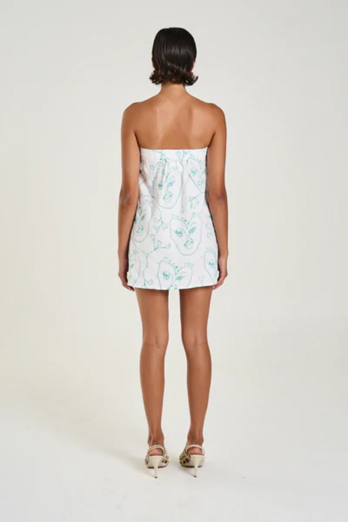 Strapless Mini Dress I Heart You - Image 3