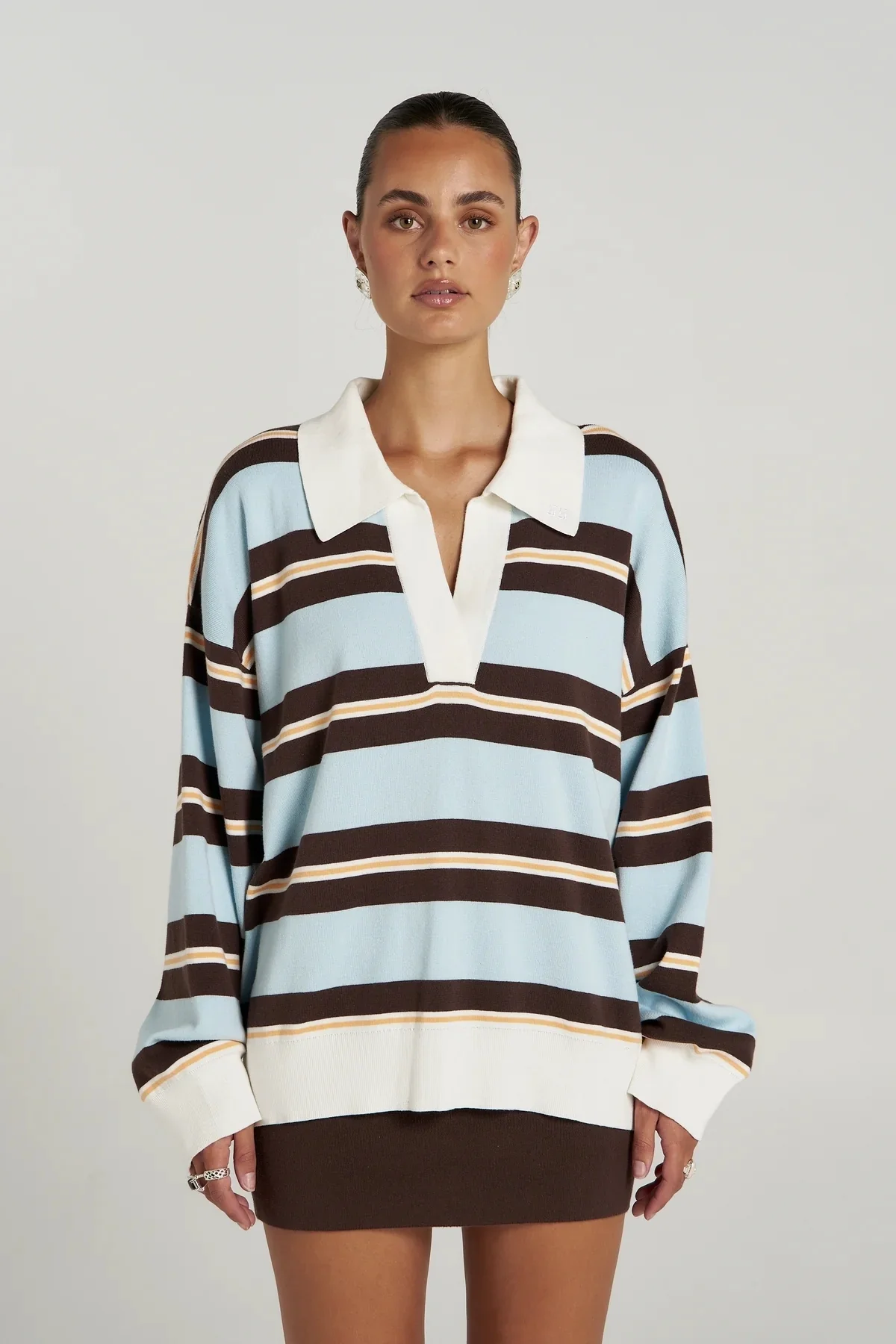 Stripe Long Sleeve Aperol Stripe