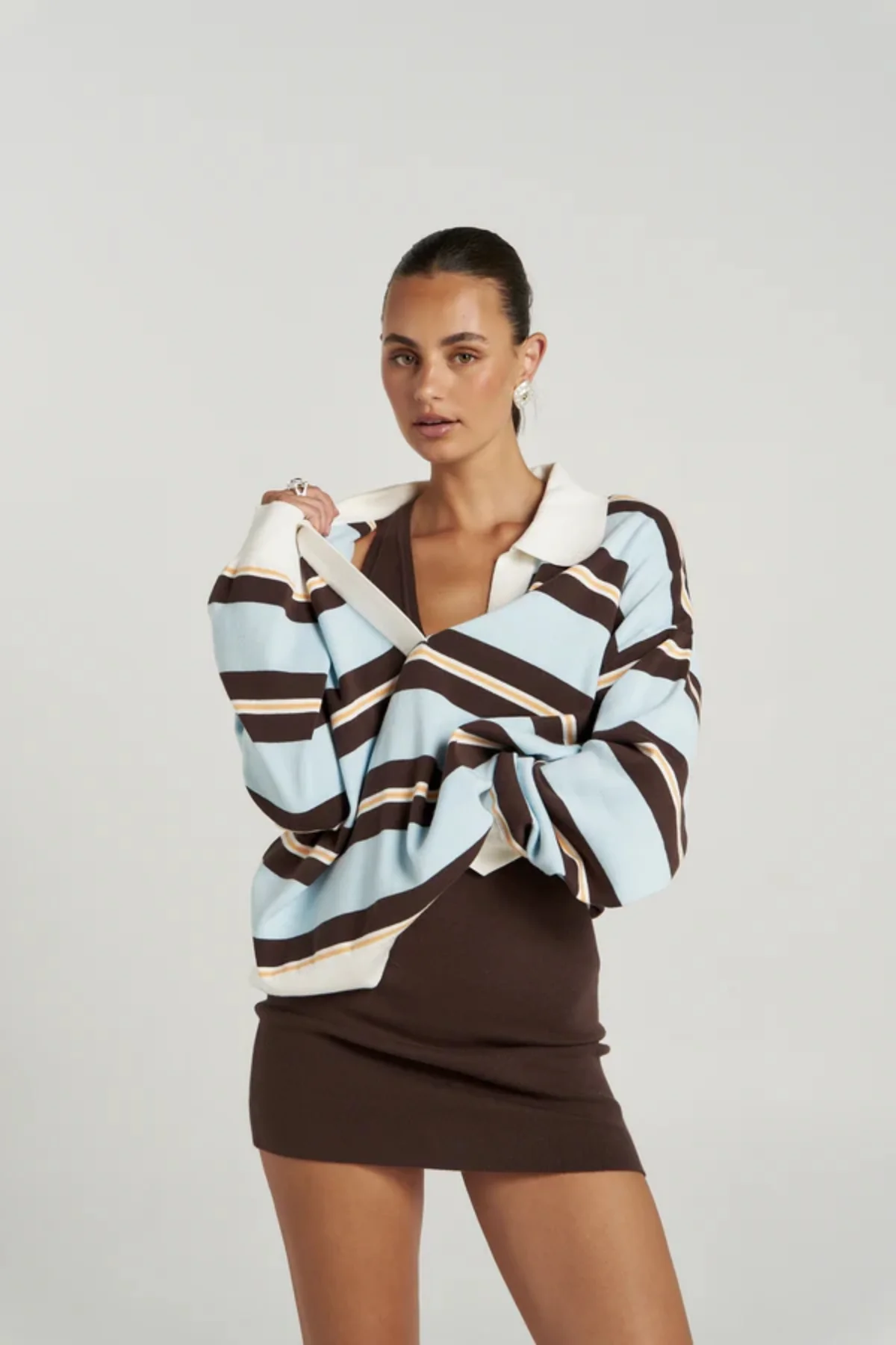 Stripe Long Sleeve Aperol Stripe - Image 6