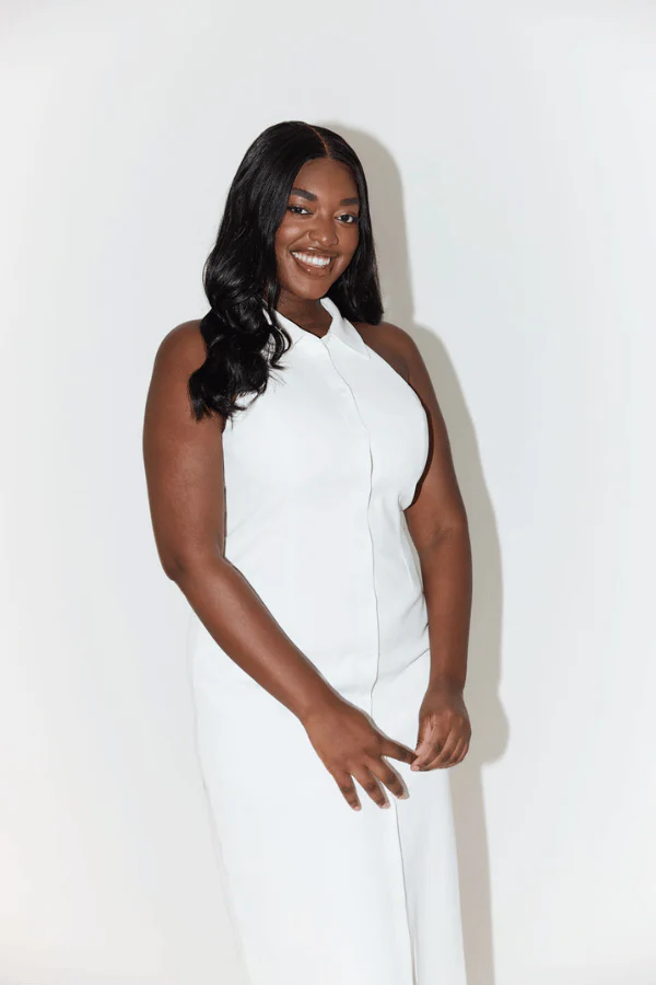 The Ultimate Muse Collar Maxi Dress White - Image 7